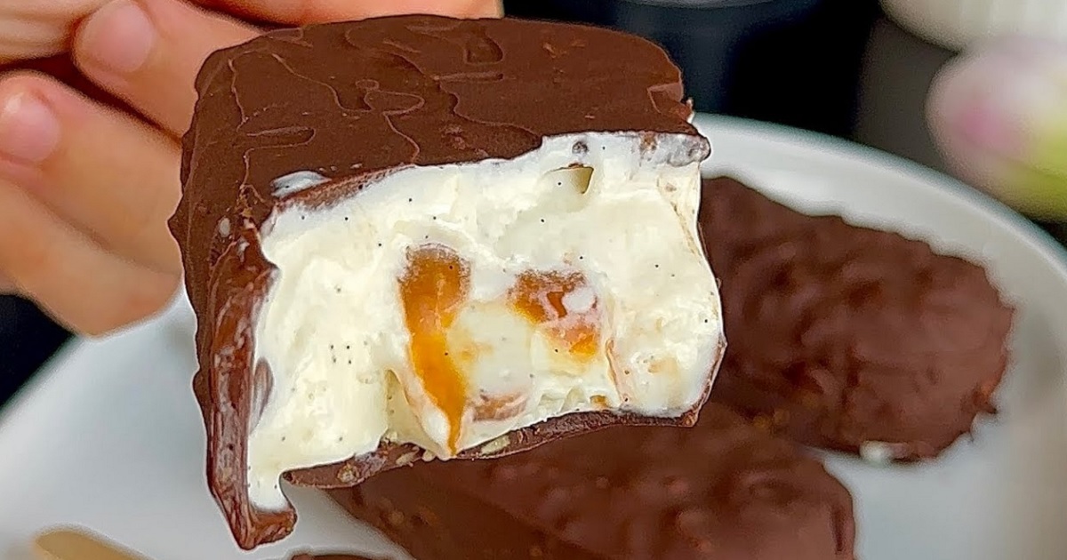Domácí Magnum s karamelem a čokoládou