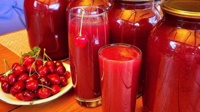 Domácí třešňová šťáva ze 3 ingrediencí