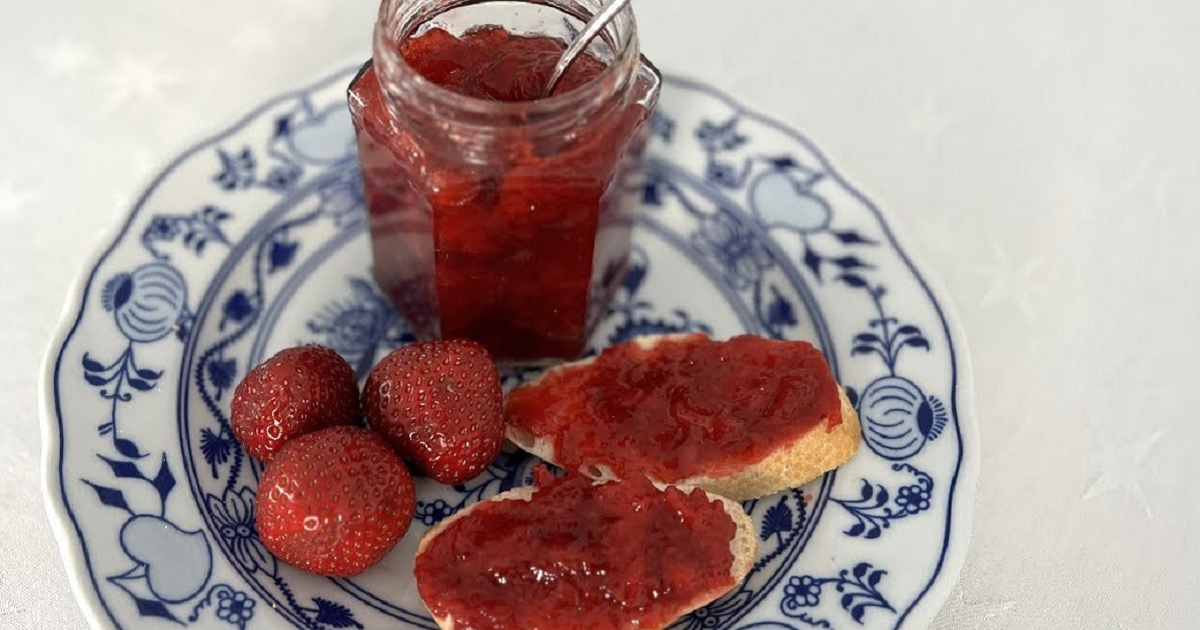 Jahodová marmeláda s Gelfixem