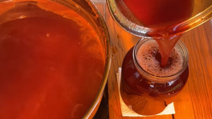 Domácí třešňová šťáva ze 3 ingrediencí