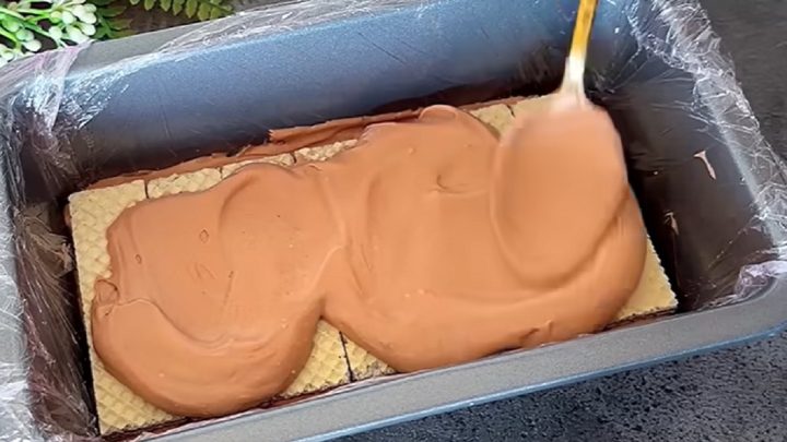 Nutella řezy bez pečení s oplatky