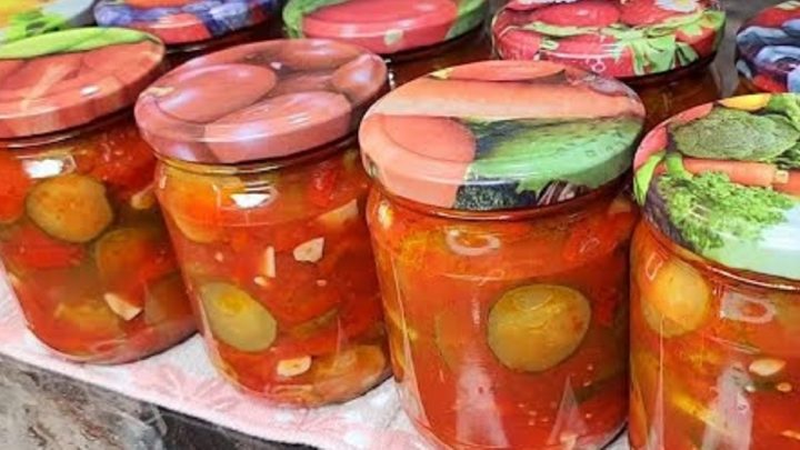 Zeleninová směs na zimu s chilli Zeleninová směs na zimu s chilli