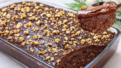 Čokoládové brownie z ovesných vloček