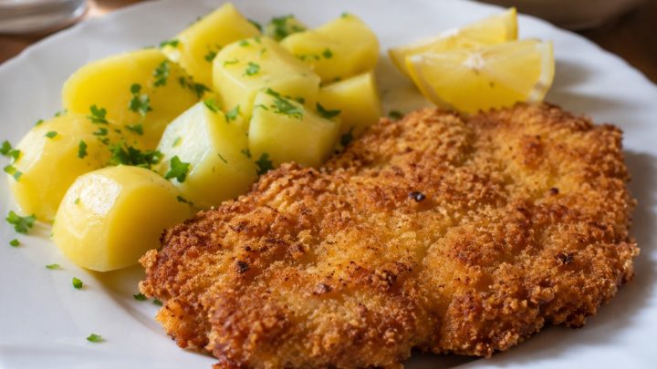 Křupavé vepřové kotlety v parmazánu Křupavé vepřové kotlety v parmazánu