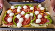Rychlá cuketová pizza na plech
