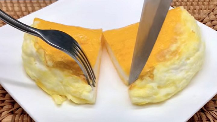 Nadýchaná vaječná omeleta ze 4 ingrediencí