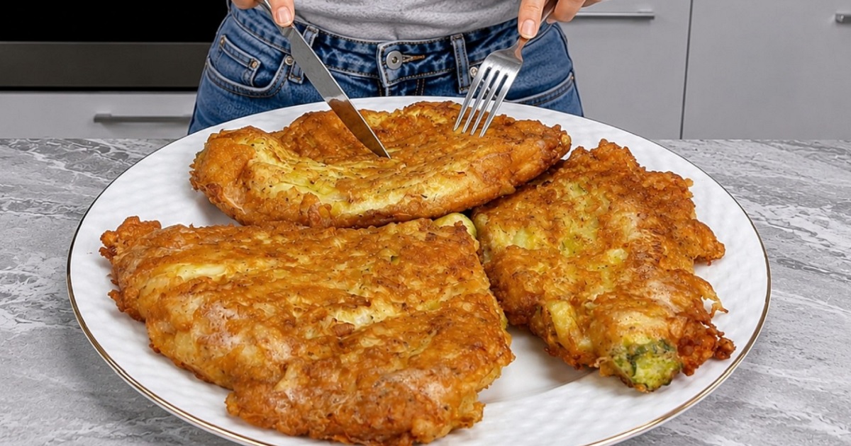 Rychlé cuketové vějíře v sýrovém těstíčku