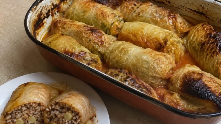 Vegetariánské zelné závitky s pohankou Vegetariánské zelné závitky s pohankou