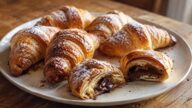 Croissanty z listového těsta s čokoládou
