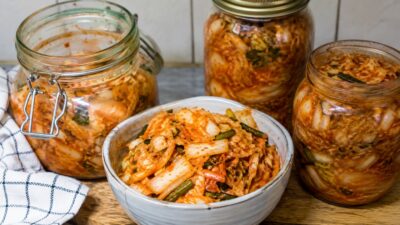 Domácí kimchi se strouhaným zázvorem