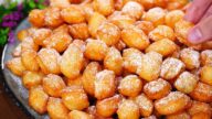 Mini churros z odpalovaného těsta