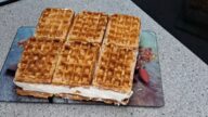 Rychlé vaflové řezy bez pečení