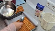 Rychlé vaflové řezy bez pečení
