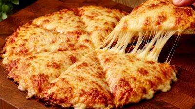 Rychlá pizza z tortilly s klobásou