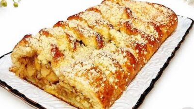 Rychlý tvarohový závin s jablky a skořicí