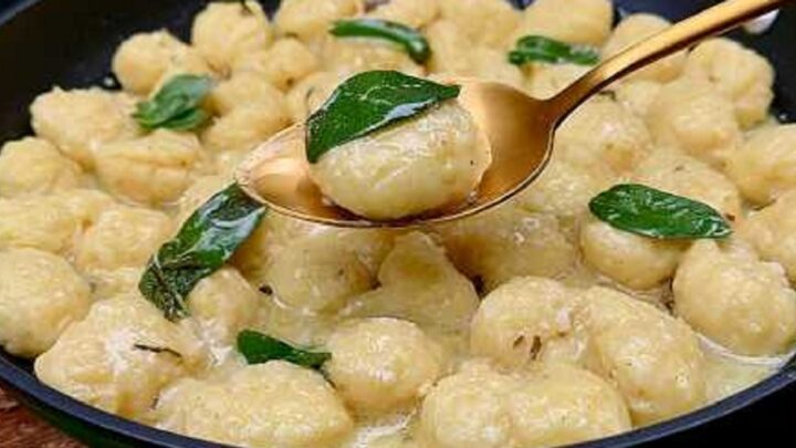Bramborové noky s parmezánem Bramborové noky s parmezánem