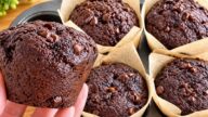 Čokoládové muffiny bez bílé mouky