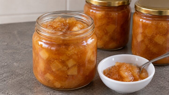 Džem z jablek se skořicí a hřebíčkem