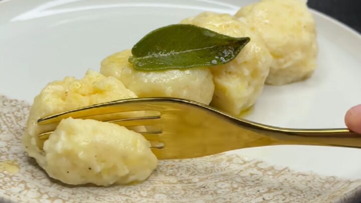 Bramborové noky s parmezánem