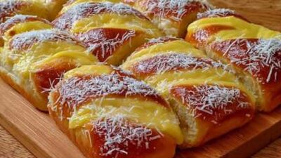 Pudinkové buchty z kynutého těsta