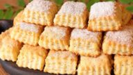 Napoleonské sušenky s tvarohem a vanilkou
