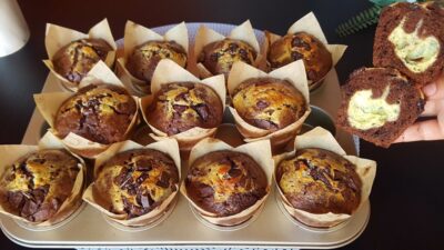 Čokoládové muffiny s mascarpone