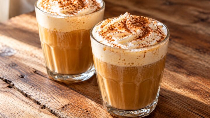 Dýňové latte se skořicí a zázvorem Dýňové latte se skořicí a zázvorem