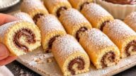 Jednoduché mini rolády s Nutellou
