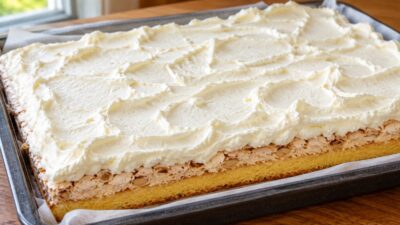 Pusinkový dezert s mascarpone a mandlemi
