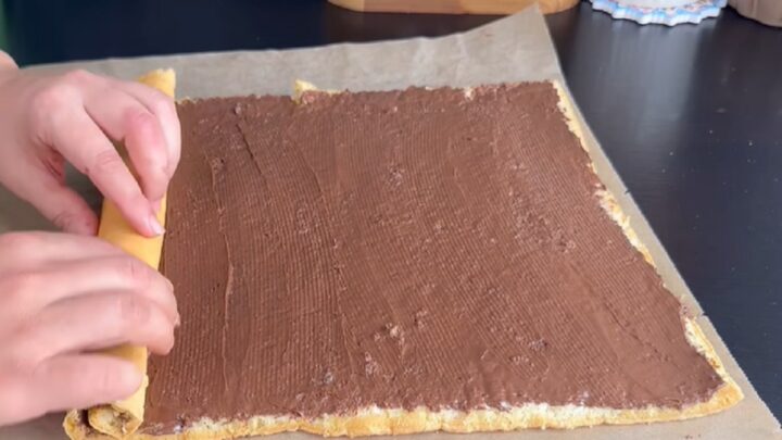 Jednoduché mini rolády s Nutellou